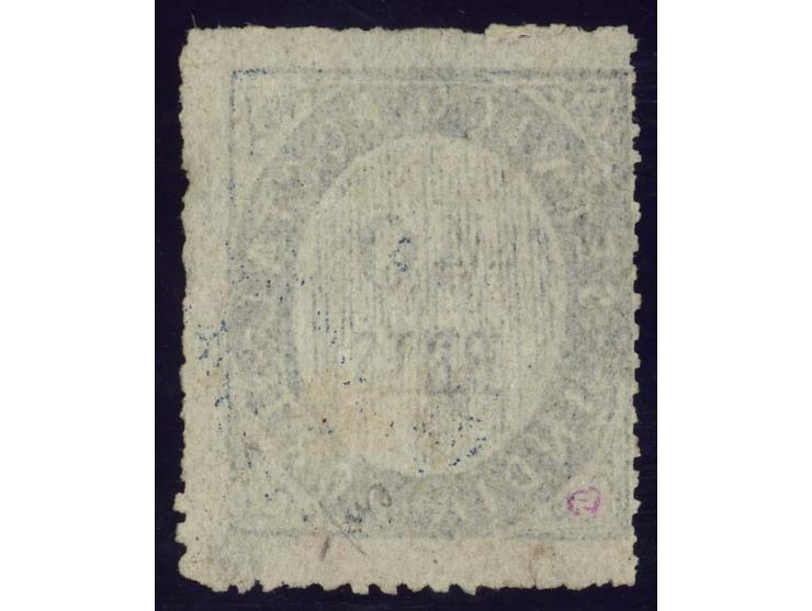 40 r. blue, unused, faint crease, sign. Thier (AF no. 3)