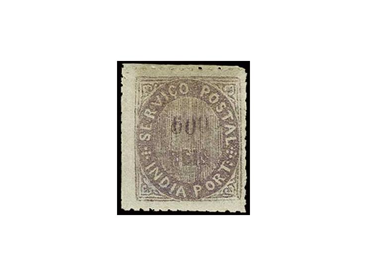 600 r. violet, unused o.g., very fine (AF no. 33)