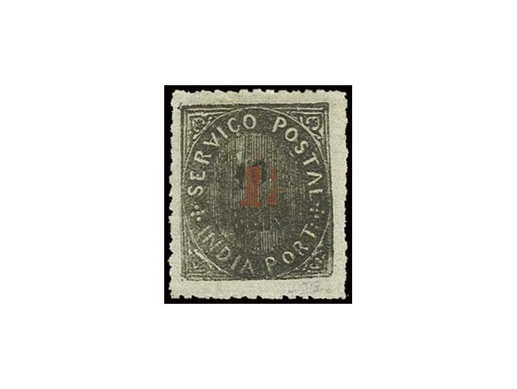 1883, final surcharges: 1½, trial surcharge in red on 1876, 10 r. black, type IIB, unused