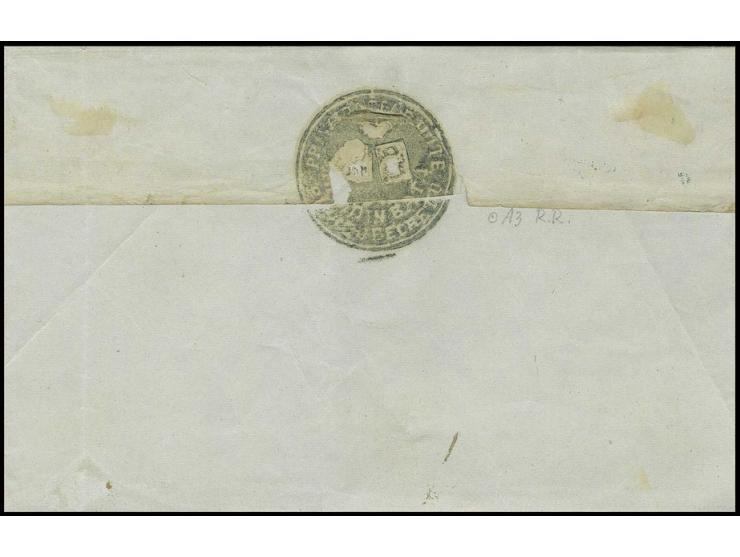 "BEKETU NOV 10", blue cyrillic double line on folded cover to Craiova with negative desinfection seal of Beket on reverse