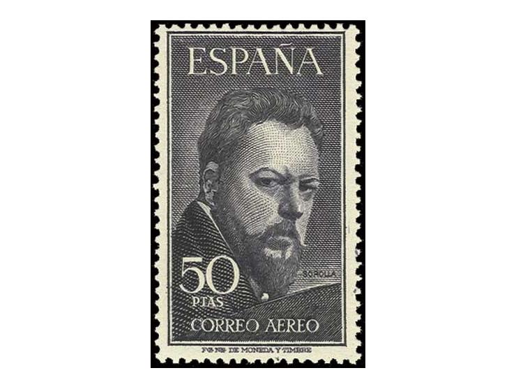 1953, Airmail Sorolla 50 pts. unhinged mint, very fine