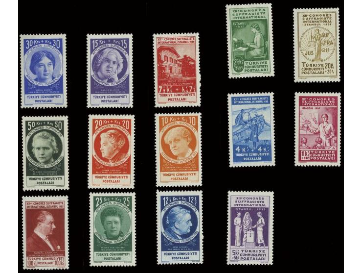 20 pa. - 100 k., unhinged mint, 2 k. missing, fine