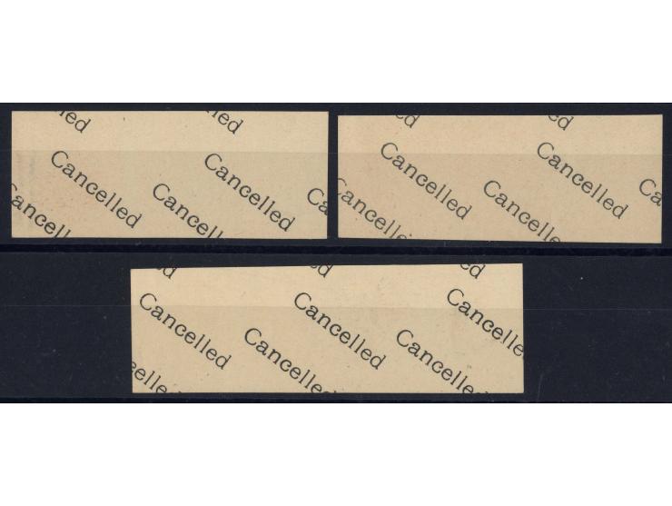Navigation Congress, 5 - 15 m., the Farouk Royal imperforate set , all marginal from right of sheet, fresh and very fine. Rar