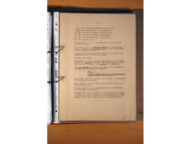 1936, BERLIN: Interessante Dokumentation eines Teilnehmers des Internationalen Jugendzeltlager während der Olympischen Spiele
