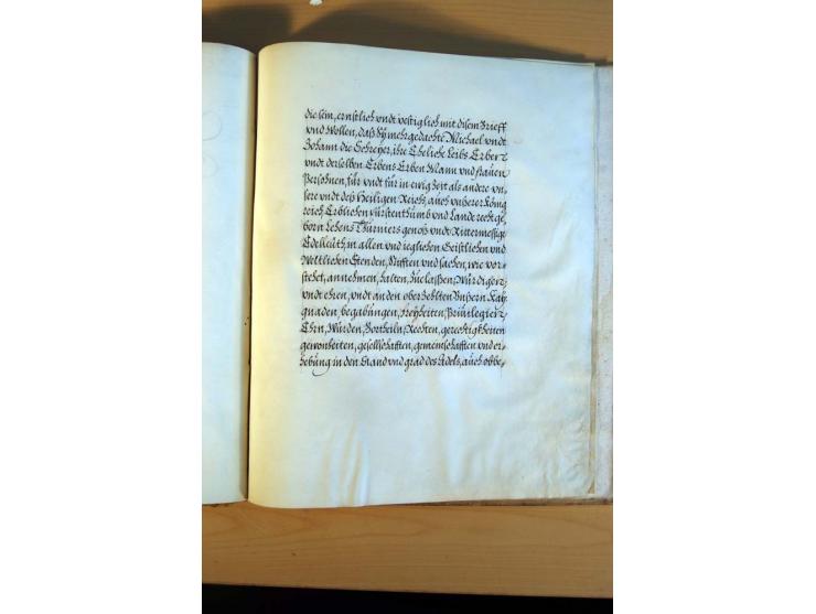 Rudolf II von Habsburg, römisch-deutscher Kaiser, 1609, 16seitiger Adelsbrief mit dekorativem handgemaltem Familienwappen, Ka