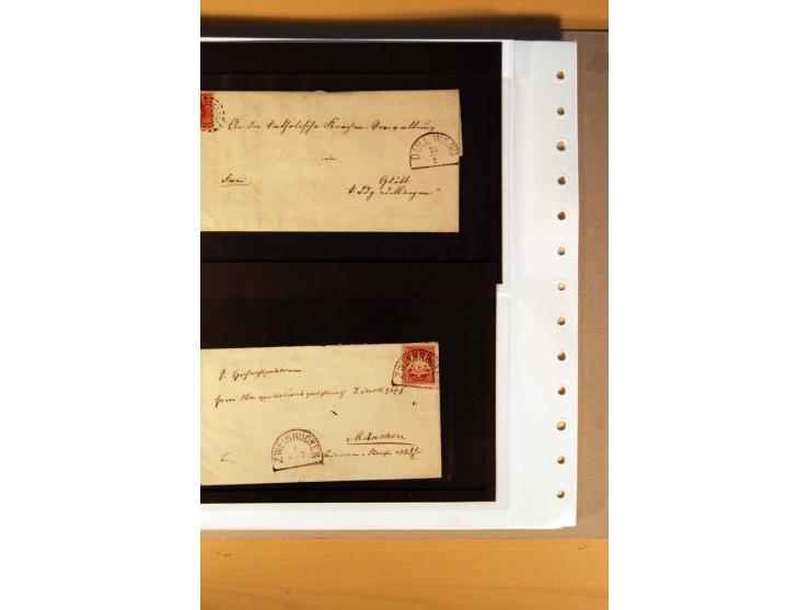 1849/1920, ungebrauchte, postfrische und gestempelte Sammlung  mit vielen Besonderheiten inkl. einiger Briefe und Karten;  da
