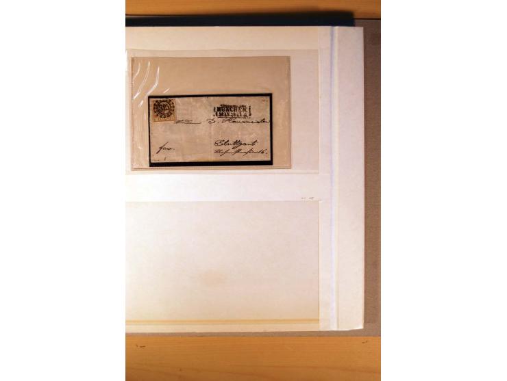 1849/1920, ungebrauchte, postfrische und gestempelte Sammlung  mit vielen Besonderheiten inkl. einiger Briefe und Karten;  da