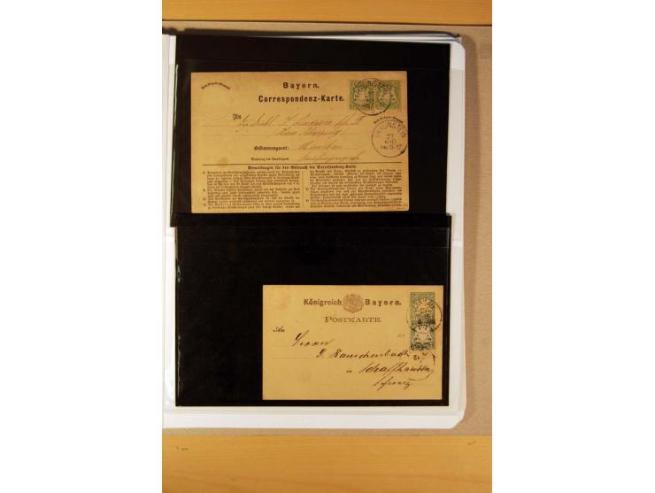 1849/1920, ungebrauchte, postfrische und gestempelte Sammlung  mit vielen Besonderheiten inkl. einiger Briefe und Karten;  da