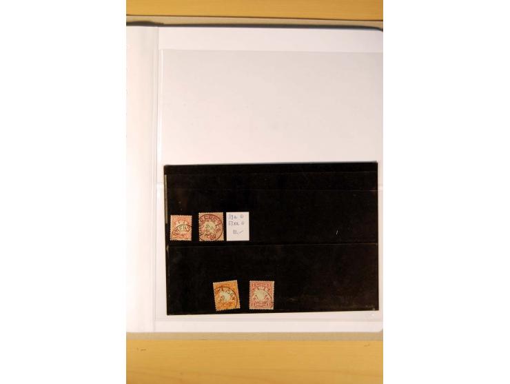 1849/1920, ungebrauchte, postfrische und gestempelte Sammlung  mit vielen Besonderheiten inkl. einiger Briefe und Karten;  da