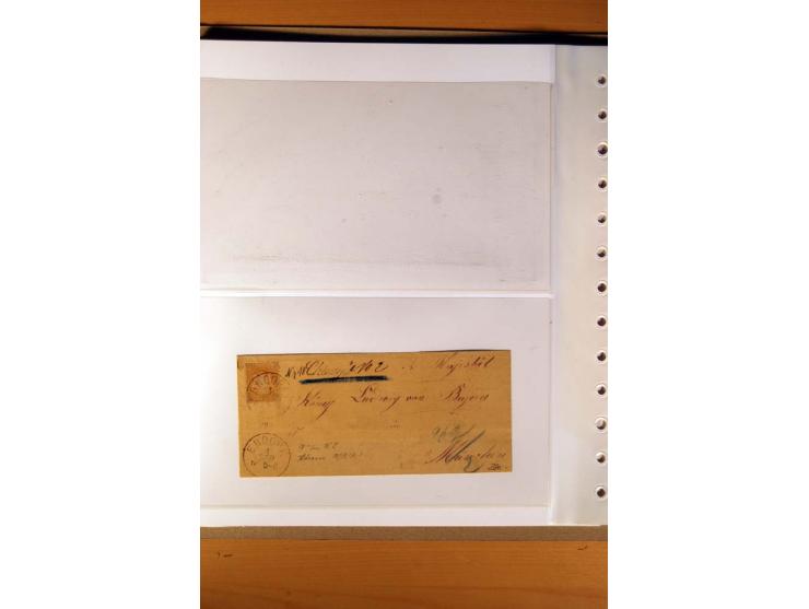 1849/1920, ungebrauchte, postfrische und gestempelte Sammlung  mit vielen Besonderheiten inkl. einiger Briefe und Karten;  da