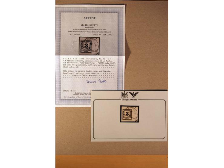1849/1920, ungebrauchte, postfrische und gestempelte Sammlung  mit vielen Besonderheiten inkl. einiger Briefe und Karten;  da