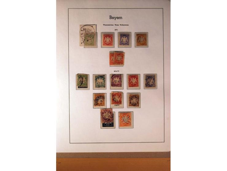 1849/1920, ungebrauchte, postfrische und gestempelte Sammlung  mit vielen Besonderheiten inkl. einiger Briefe und Karten;  da