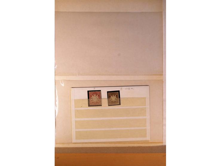 1849/1920, ungebrauchte, postfrische und gestempelte Sammlung  mit vielen Besonderheiten inkl. einiger Briefe und Karten;  da