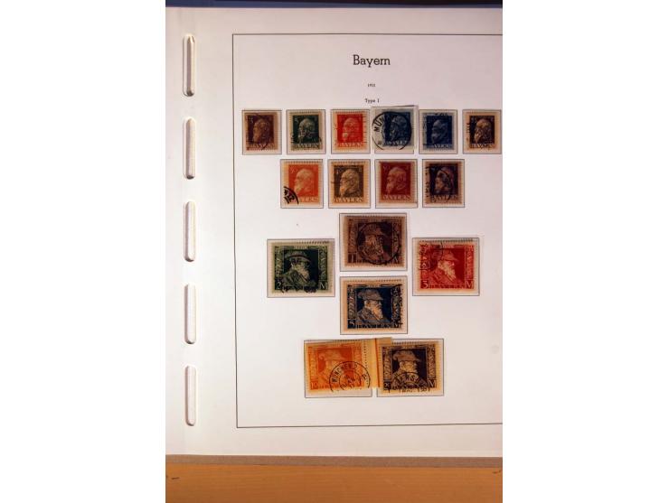 1849/1920, ungebrauchte, postfrische und gestempelte Sammlung  mit vielen Besonderheiten inkl. einiger Briefe und Karten;  da