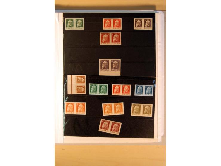 1849/1920, ungebrauchte, postfrische und gestempelte Sammlung  mit vielen Besonderheiten inkl. einiger Briefe und Karten;  da