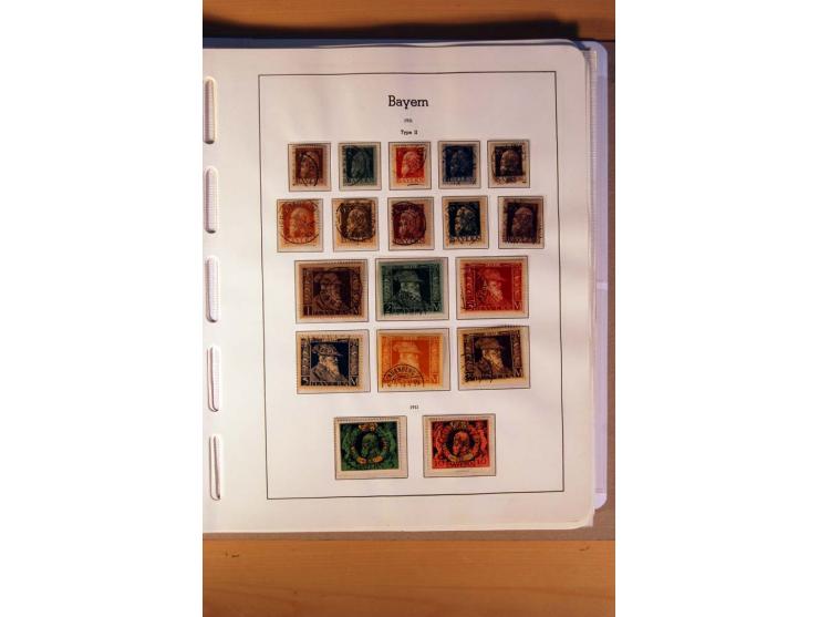 1849/1920, ungebrauchte, postfrische und gestempelte Sammlung  mit vielen Besonderheiten inkl. einiger Briefe und Karten;  da