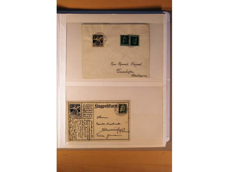 1849/1920, ungebrauchte, postfrische und gestempelte Sammlung  mit vielen Besonderheiten inkl. einiger Briefe und Karten;  da