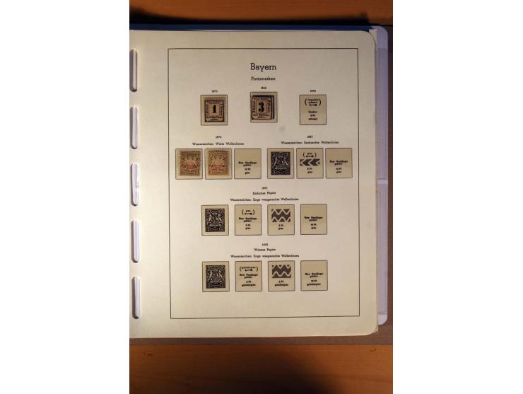 1849/1920, ungebrauchte, postfrische und gestempelte Sammlung  mit vielen Besonderheiten inkl. einiger Briefe und Karten;  da