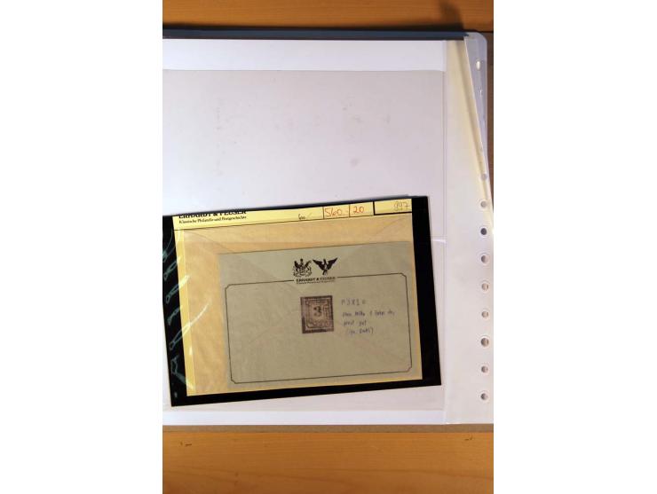 1849/1920, ungebrauchte, postfrische und gestempelte Sammlung  mit vielen Besonderheiten inkl. einiger Briefe und Karten;  da