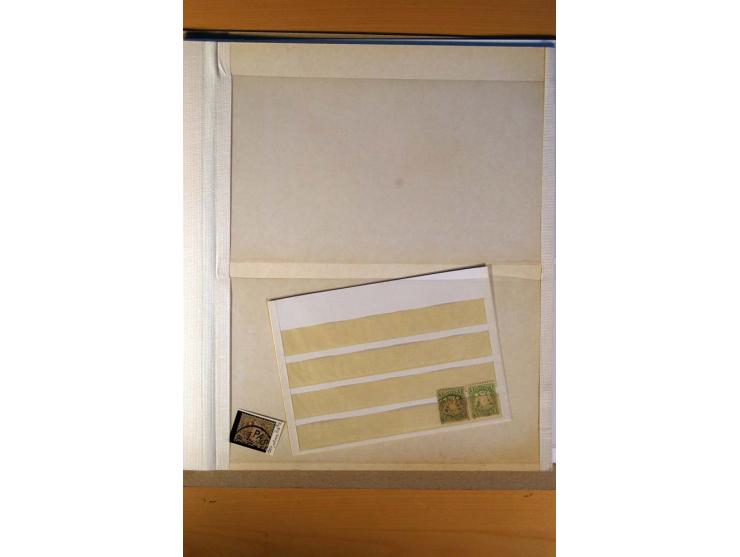 1849/1920, ungebrauchte, postfrische und gestempelte Sammlung  mit vielen Besonderheiten inkl. einiger Briefe und Karten;  da