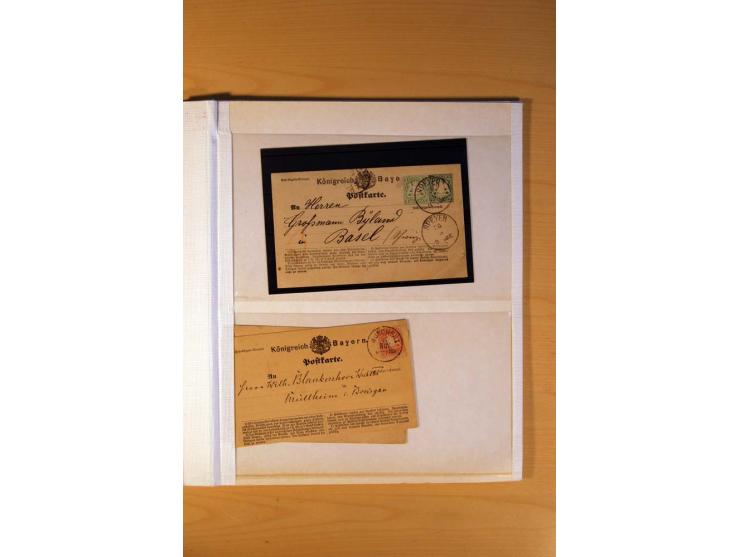 1849/70 (ca.), Sammlungsbestand von einigen losen Marken und Briefstücken (u. a. Probedruck der Nr. 1 mit entferntem Seidenfa