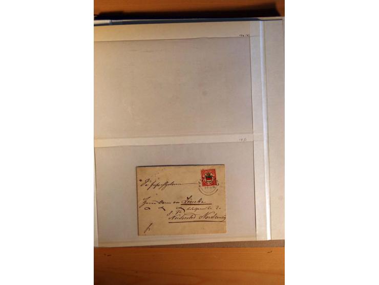 Norddeutsche Staaten und NDP, ungebrauchte und gestempelte Sammlung inklusive einiger Briefe; dabei viele bessere Werte, u.a.