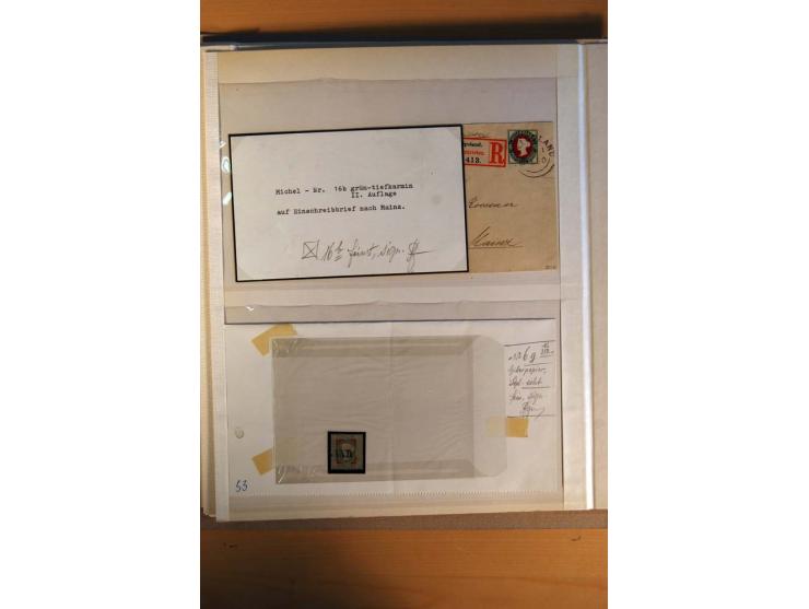 Norddeutsche Staaten und NDP, ungebrauchte und gestempelte Sammlung inklusive einiger Briefe; dabei viele bessere Werte, u.a.