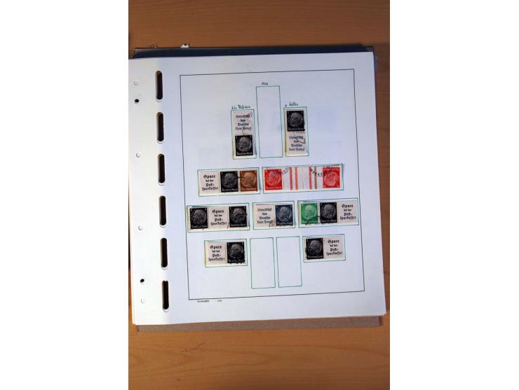 1872/1945, gestempelte und ganz wenig ungebrauchte, in den Hauptnummern  kpl. bis überkpl. Sammlung incl. Dienst mit wenigen 