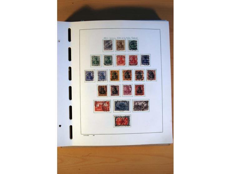 1872/1945, gestempelte und ganz wenig ungebrauchte, in den Hauptnummern  kpl. bis überkpl. Sammlung incl. Dienst mit wenigen 