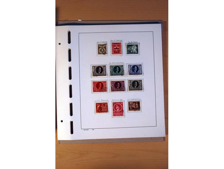 1872/1945, gestempelte und ganz wenig ungebrauchte, in den Hauptnummern  kpl. bis überkpl. Sammlung incl. Dienst mit wenigen 
