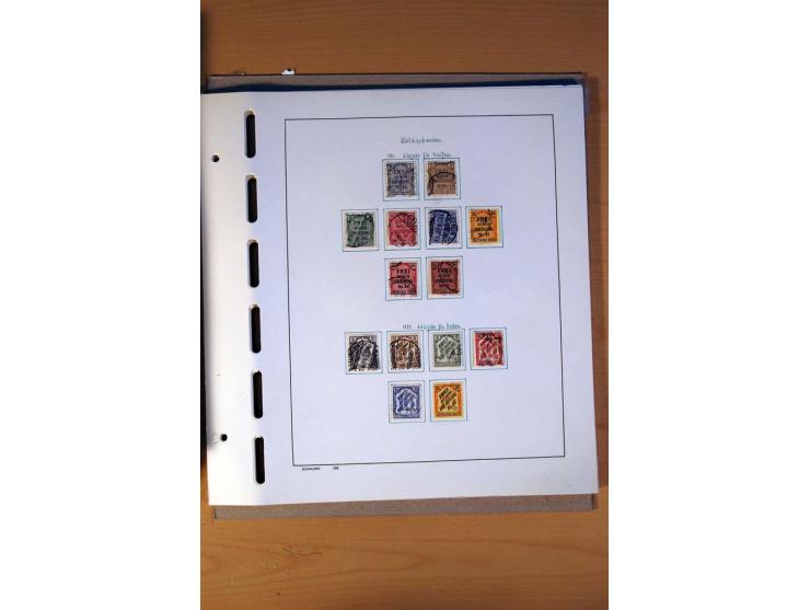 1872/1945, gestempelte und ganz wenig ungebrauchte, in den Hauptnummern  kpl. bis überkpl. Sammlung incl. Dienst mit wenigen 