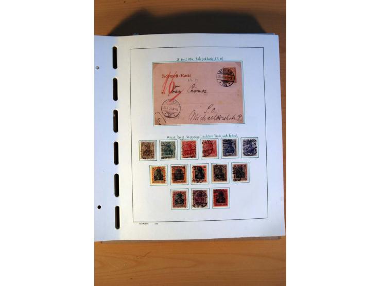 1872/1945, gestempelte und ganz wenig ungebrauchte, in den Hauptnummern  kpl. bis überkpl. Sammlung incl. Dienst mit wenigen 