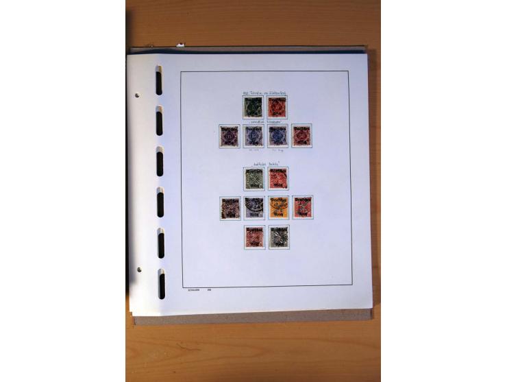 1872/1945, gestempelte und ganz wenig ungebrauchte, in den Hauptnummern  kpl. bis überkpl. Sammlung incl. Dienst mit wenigen 