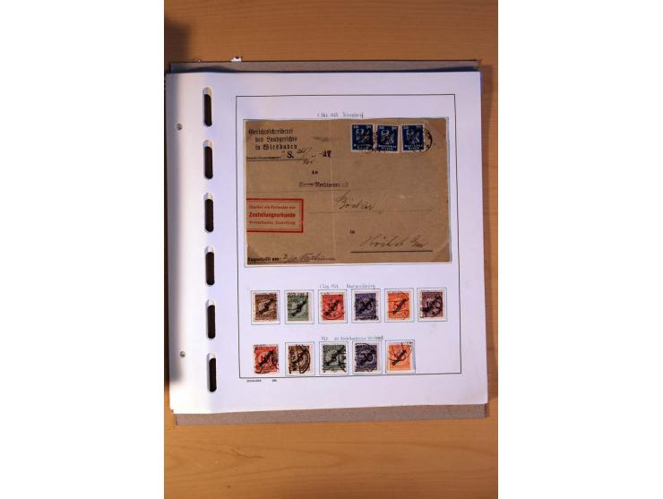 1872/1945, gestempelte und ganz wenig ungebrauchte, in den Hauptnummern  kpl. bis überkpl. Sammlung incl. Dienst mit wenigen 