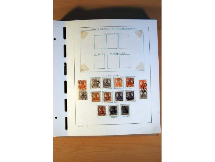 1872/1945, gestempelte und ganz wenig ungebrauchte, in den Hauptnummern  kpl. bis überkpl. Sammlung incl. Dienst mit wenigen 