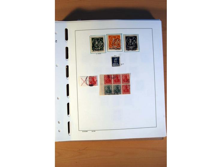 1872/1945, gestempelte und ganz wenig ungebrauchte, in den Hauptnummern  kpl. bis überkpl. Sammlung incl. Dienst mit wenigen 