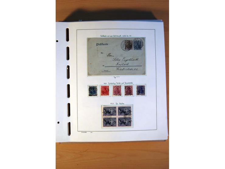 1872/1945, gestempelte und ganz wenig ungebrauchte, in den Hauptnummern  kpl. bis überkpl. Sammlung incl. Dienst mit wenigen 