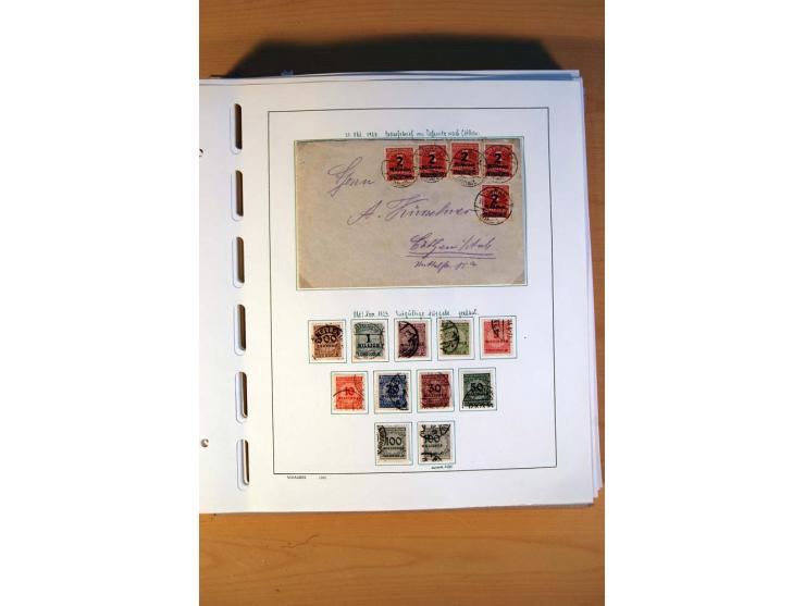 1872/1945, gestempelte und ganz wenig ungebrauchte, in den Hauptnummern  kpl. bis überkpl. Sammlung incl. Dienst mit wenigen 