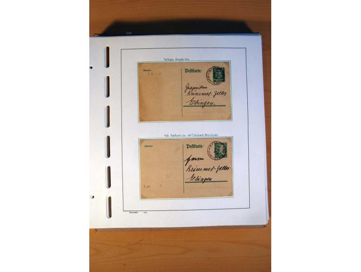 1872/1945, gestempelte und ganz wenig ungebrauchte, in den Hauptnummern  kpl. bis überkpl. Sammlung incl. Dienst mit wenigen 
