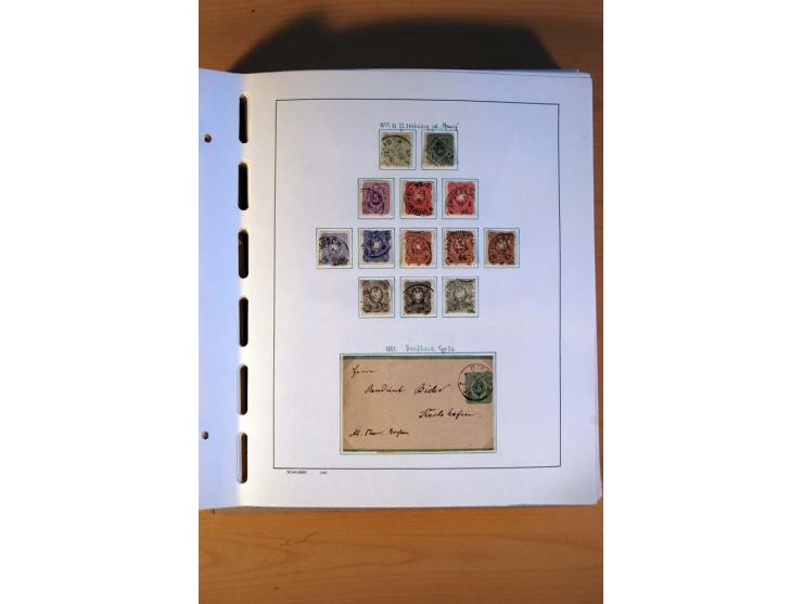 1872/1945, gestempelte und ganz wenig ungebrauchte, in den Hauptnummern  kpl. bis überkpl. Sammlung incl. Dienst mit wenigen 