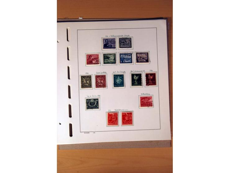 1872/1945, gestempelte Sammlung mit einigen ungebrauchten, bis auf wenige Werte kpl. incl. Dienst mit teils besseren Farben, 