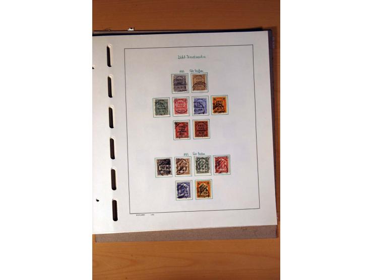 1872/1945, gestempelte Sammlung mit einigen ungebrauchten, bis auf wenige Werte kpl. incl. Dienst mit teils besseren Farben, 