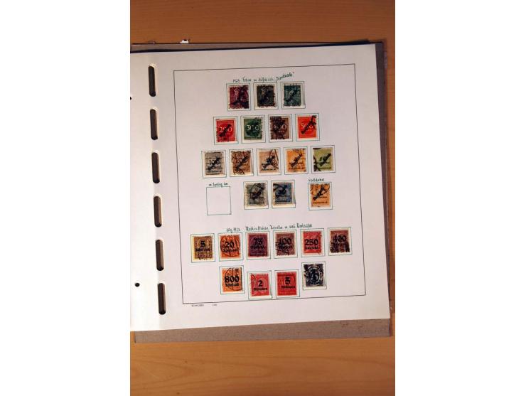 1872/1945, gestempelte Sammlung mit einigen ungebrauchten, bis auf wenige Werte kpl. incl. Dienst mit teils besseren Farben, 