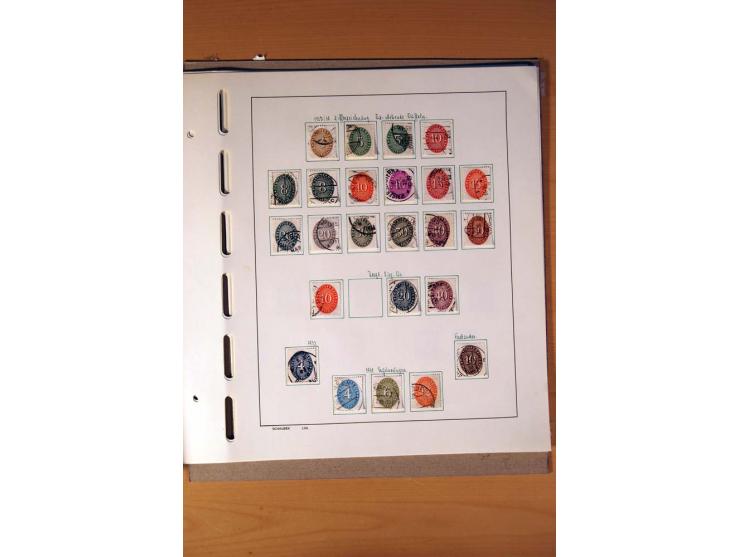 1872/1945, gestempelte Sammlung mit einigen ungebrauchten, bis auf wenige Werte kpl. incl. Dienst mit teils besseren Farben, 
