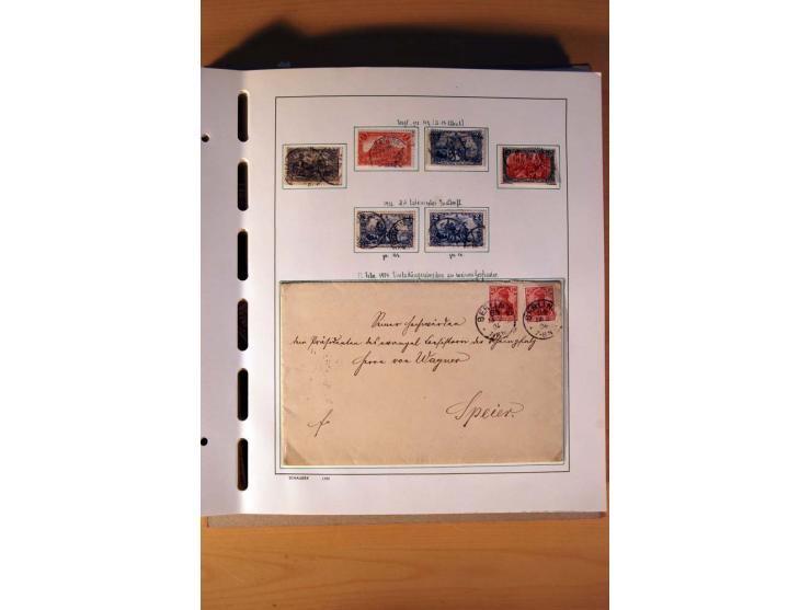 1872/1945, gestempelte Sammlung mit einigen ungebrauchten, bis auf wenige Werte kpl. incl. Dienst mit teils besseren Farben, 