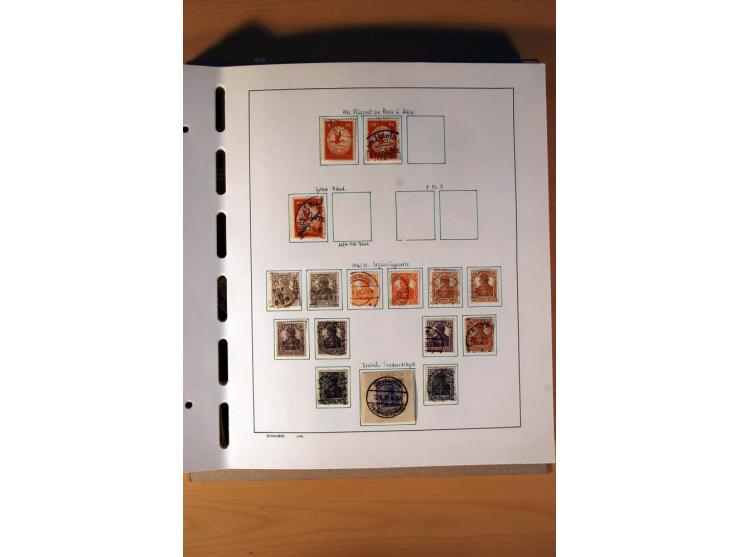 1872/1945, gestempelte Sammlung mit einigen ungebrauchten, bis auf wenige Werte kpl. incl. Dienst mit teils besseren Farben, 