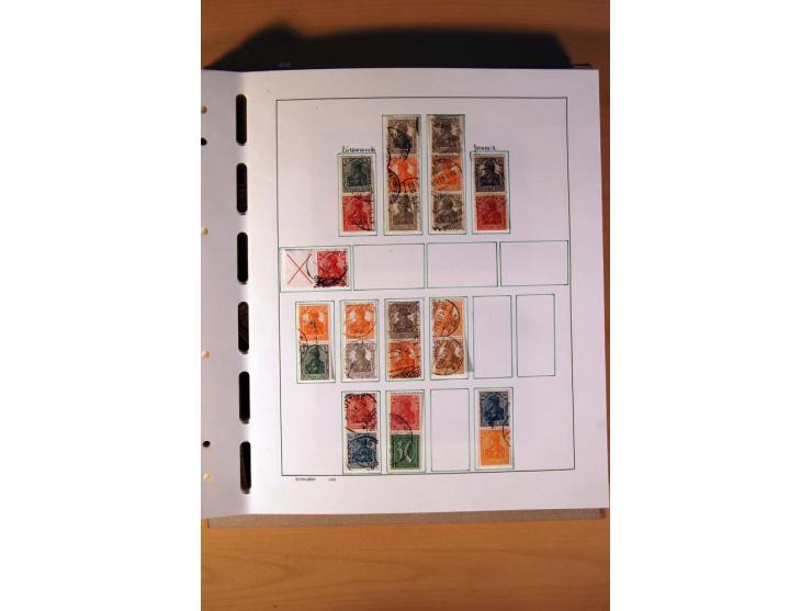1872/1945, gestempelte Sammlung mit einigen ungebrauchten, bis auf wenige Werte kpl. incl. Dienst mit teils besseren Farben, 