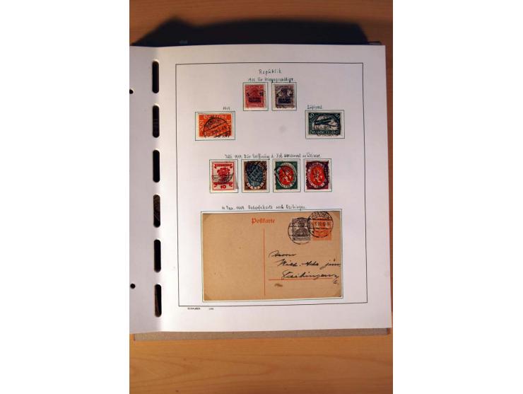 1872/1945, gestempelte Sammlung mit einigen ungebrauchten, bis auf wenige Werte kpl. incl. Dienst mit teils besseren Farben, 