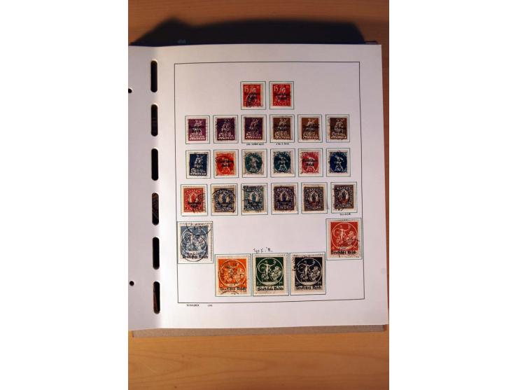 1872/1945, gestempelte Sammlung mit einigen ungebrauchten, bis auf wenige Werte kpl. incl. Dienst mit teils besseren Farben, 