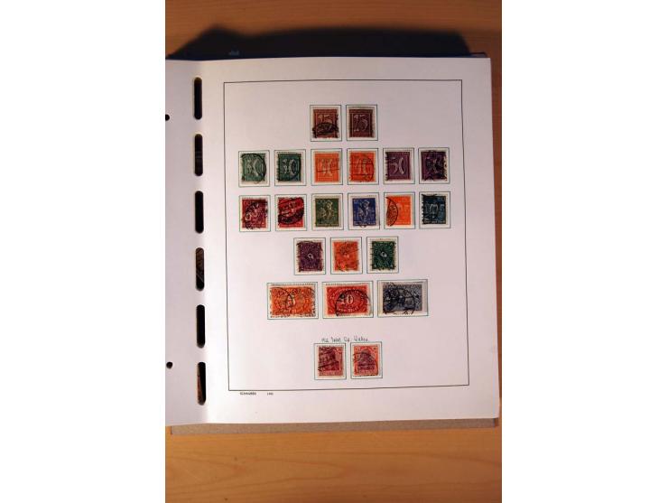 1872/1945, gestempelte Sammlung mit einigen ungebrauchten, bis auf wenige Werte kpl. incl. Dienst mit teils besseren Farben, 
